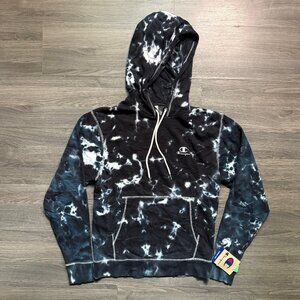 *NEW Champion Men's Galaxy Dye Hoodie - Black/White